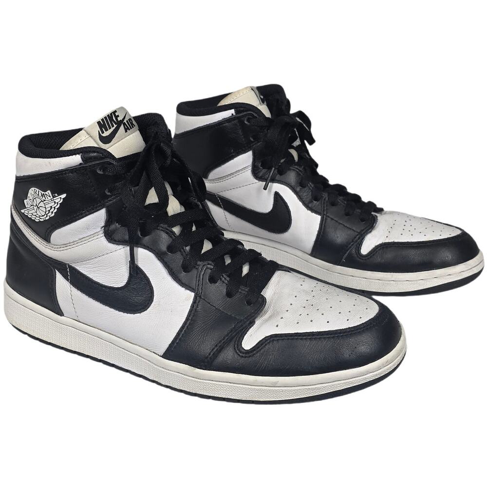 NIKE AIR JORDAN 1 RETRO HIGH OG BLACK / WHITE 2014 555088‑010 MEN’S 10 W/ BOX